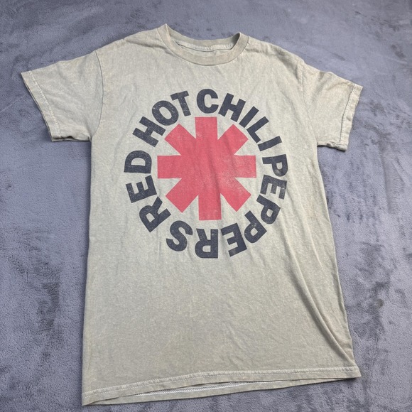 Red Hot Chili Peppers Shirt Mens Small Gray Band Tee Rock Music 2022 Graphic - Picture 1 of 8